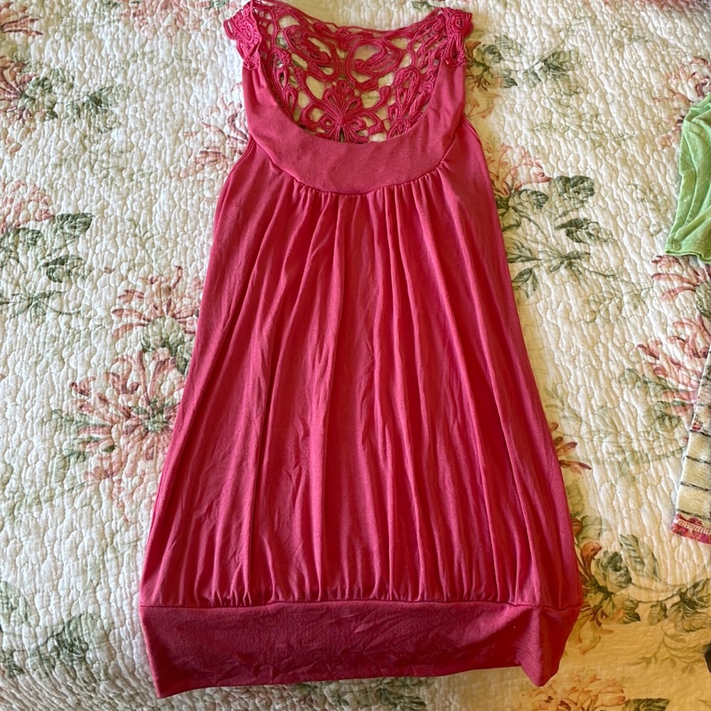 Flowy dress tank top